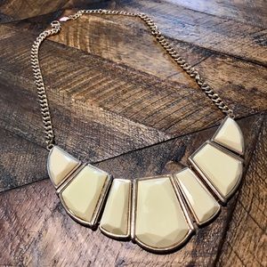 Gold and ivory necklace